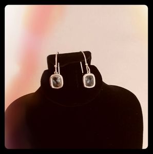 2 pairs: studs and dangle earrings